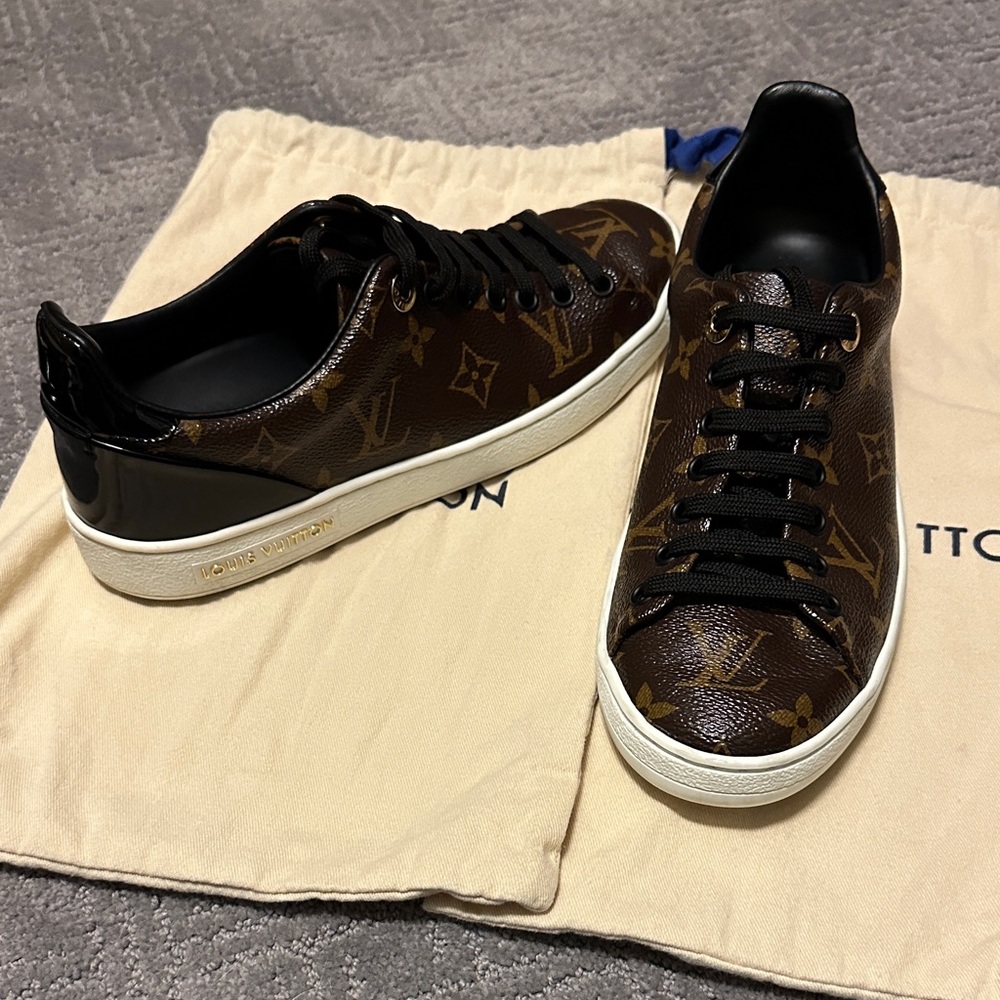 Louis Vuitton Dark Brown Monogram Sneakers